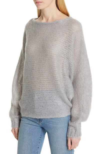 Shop Simon Miller Fay Mohair & Wool Sweater In Grey