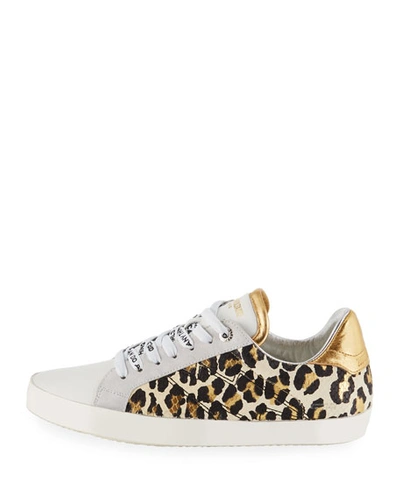 Shop Zadig & Voltaire Leo Wild Platform Sneakers In Leopard