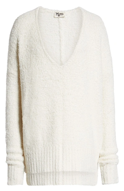 Shop Show Me Your Mumu Coconut Cream Fuzzy Sweater In Coconut Cream Fuzzy Knit