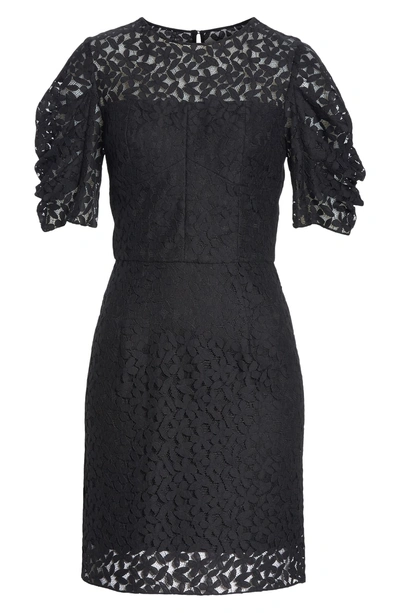 Shop Milly Kara Lace Sheath Dress In Black