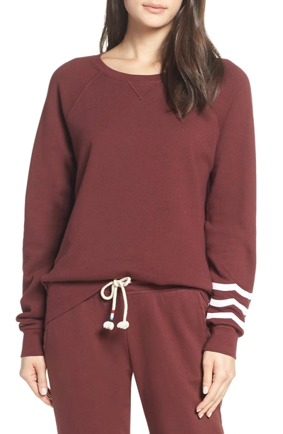 Shop Sol Angeles Essential Pullover In Syrah
