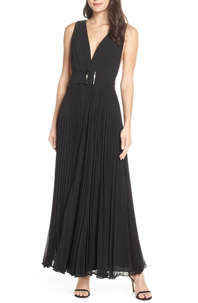 Shop Fame And Partners The Wilcox Wide Leg Jumpsuit In Black