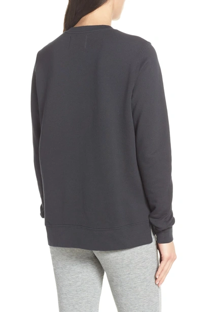 Shop Sol Angeles Bonita Sweatshirt In V Black