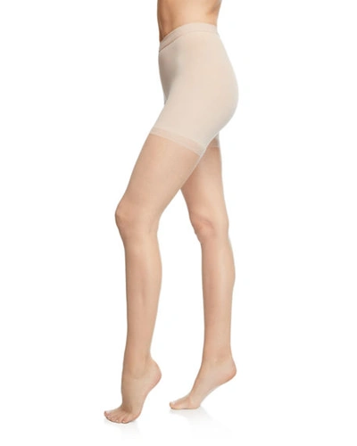Shop Donna Karan Nudes Tone-matching Tights W/ Sandal Toe In A01