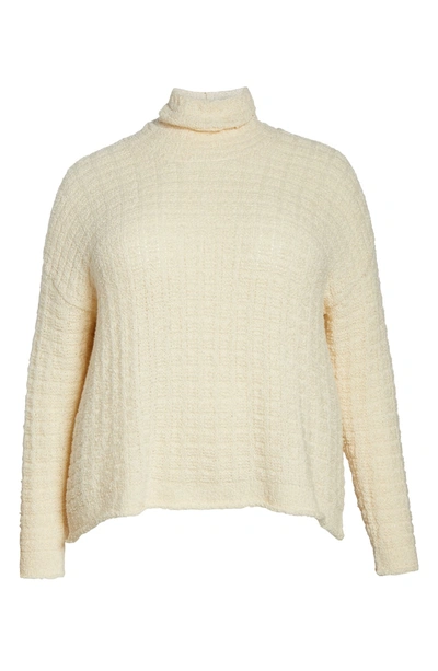 Shop Eileen Fisher Turtleneck Sweater In White