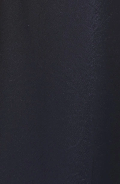 Tory Burch High-waist Wide-leg Satin Pants In Tory Navy