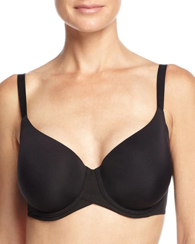 Shop Wacoal Ultra Side Smoother Contour Underwire Bra In Black