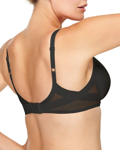 Shop Wacoal Ultra Side Smoother Contour Underwire Bra In Black