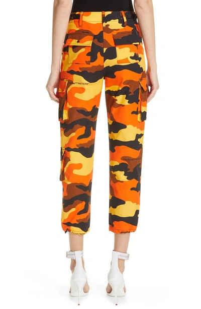 Shop Off-white Camo Cargo Pants In All Over