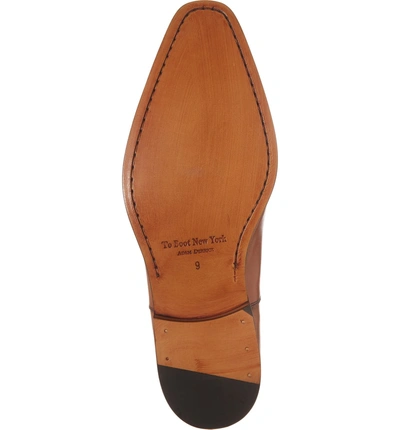 Shop To Boot New York Knoll Cap Toe Oxford In Cognac Leather