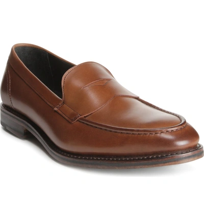 Shop Allen Edmonds Mercer Penny Loafer In Coffee Leather