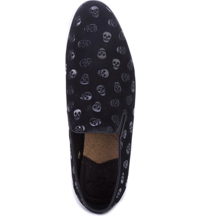 Shop Robert Graham Delphi Venetian Loafer In Black Leather