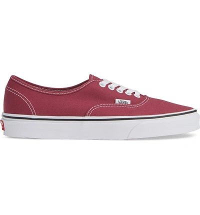 Shop Vans 'authentic' Sneaker In Dry Rose/ White Canvas