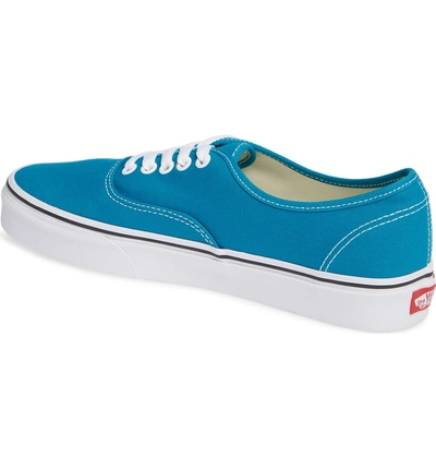 Shop Vans 'authentic' Sneaker In Enamel Blue/ White Canvas