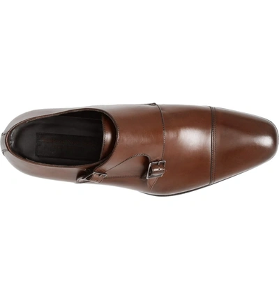 Shop To Boot New York 'grant' Double Monk Shoe In Alameda Brown