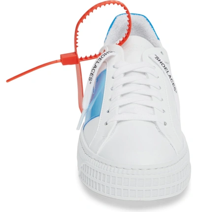 Shop Off-white Arrow Sneaker In White Blue