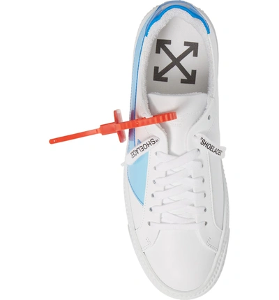 Shop Off-white Arrow Sneaker In White Blue