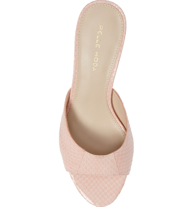 pelle moda bex kitten heel slide