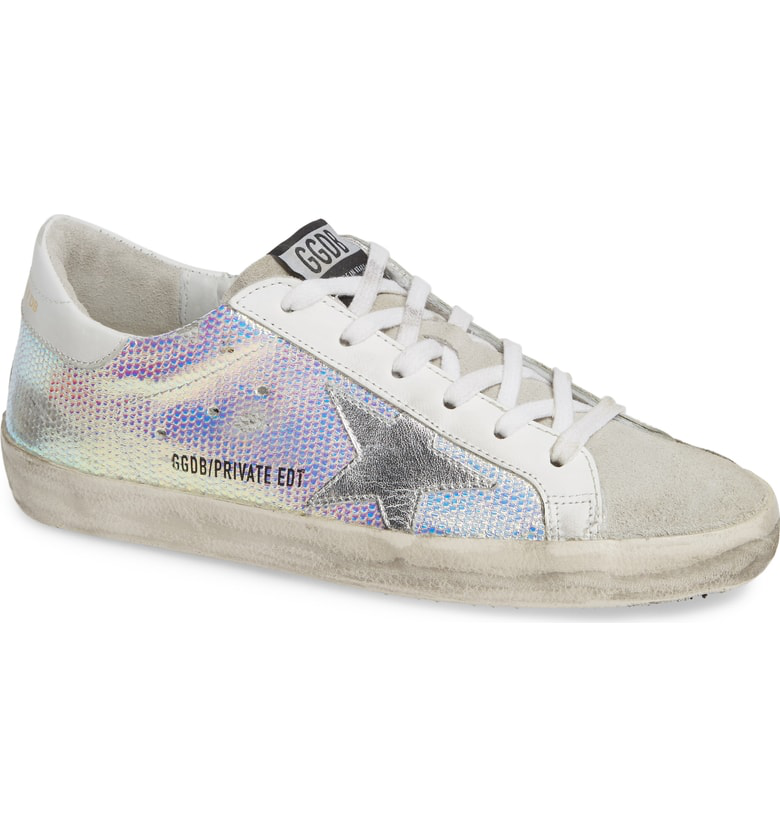 golden goose iridescent sneakers