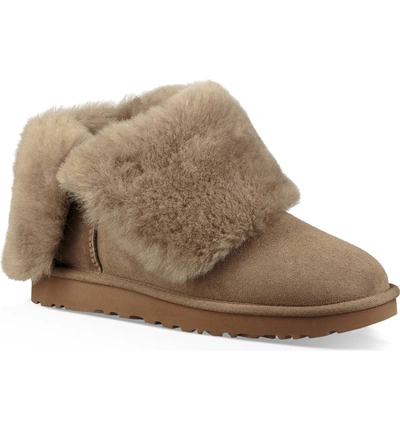 Shop Ugg 'bailey Button Ii' Boot In Antelope Suede