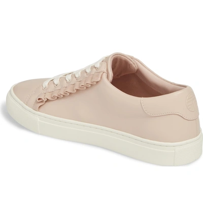 Shop Tory Sport Ruffle Sneaker In Shell Pink