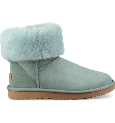 Shop Ugg Classic Ii Genuine Shearling Lined Short Boot In Sea Green