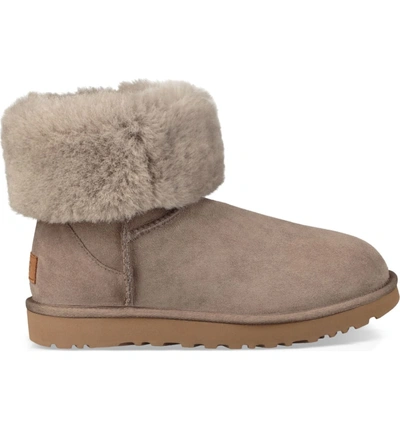 Shop Ugg Classic Ii Genuine Shearling Lined Short Boot In Brindle Suede
