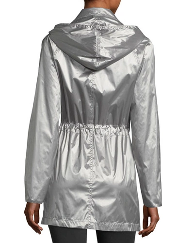 Shop Anatomie Merika Water-resistant Travel Jacket In Silver Grey