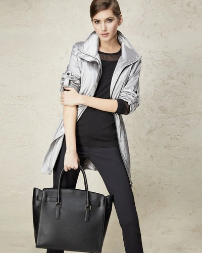 Shop Anatomie Merika Water-resistant Travel Jacket In Silver Grey