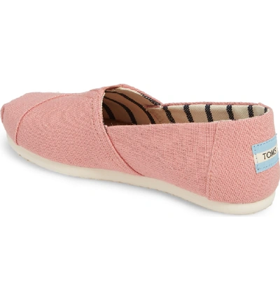 Shop Toms Alpargata Slip-on In Rosette Heritage Canvas