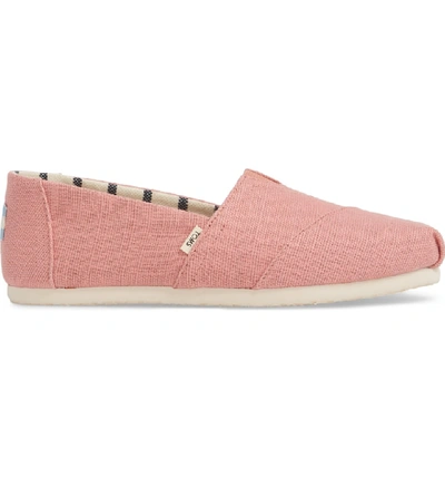 Shop Toms Alpargata Slip-on In Rosette Heritage Canvas