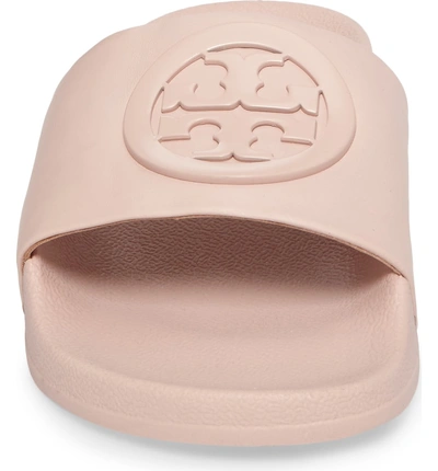 Shop Tory Burch Lina Slide Sandal In Shell Pink