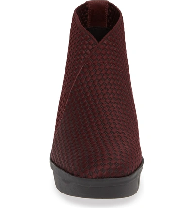Shop Toni Pons Bor Bootie In Burgundy Fabric