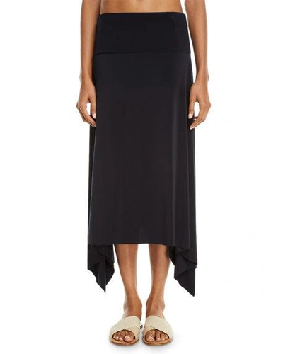 Shop Magicsuit Jersey Handkerchief Coverup Skirt In Black
