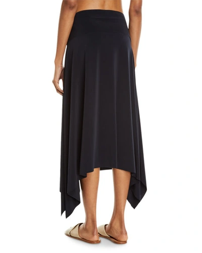 Shop Magicsuit Jersey Handkerchief Coverup Skirt In Black