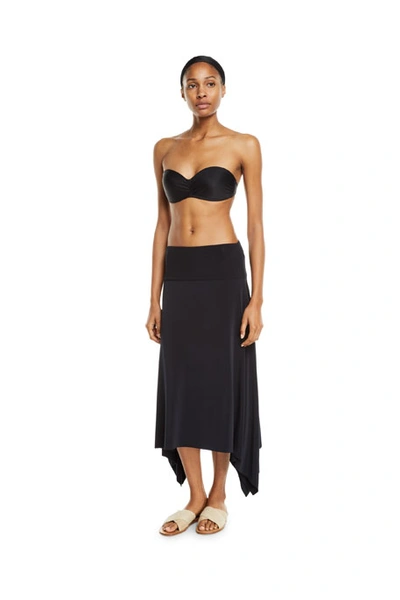 Magicsuit Jersey Convertible Skirt Dress Swim Cover-up In Black | ModeSens