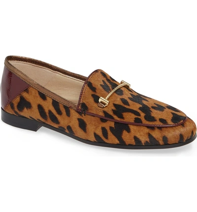 Shop Sam Edelman Lior Loafer In Clouded Leopard Calf Hair