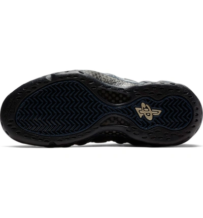 Shop Nike Air Foamposite One Sneaker In Obsidian/ Metallic Gold/ Green