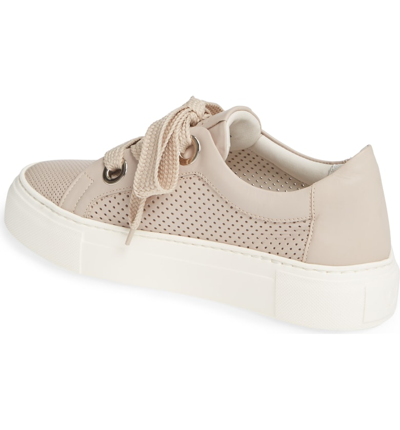 agl perforated platform sneaker