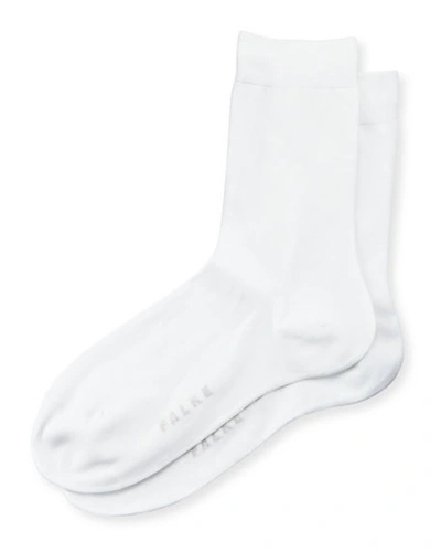 Shop Falke Cotton Touch Ankle Socks In White