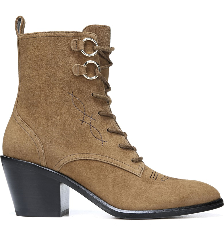 dvf dakota lace up boots