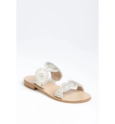 Shop Jack Rogers 'lauren' Sandal In Platinum