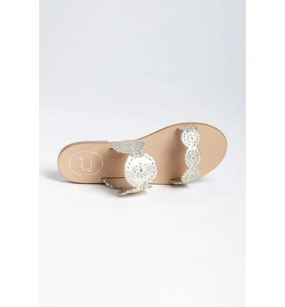 Shop Jack Rogers 'lauren' Sandal In Platinum