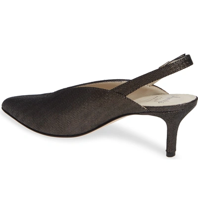 Shop Amalfi By Rangoni Pinerola Slingback Pump In Graphite Leather