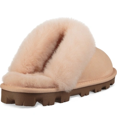 Shop Ugg Genuine Shearling Slipper In Amber Light