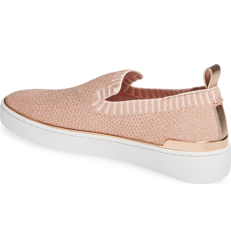 michael kors skyler slip on rose gold