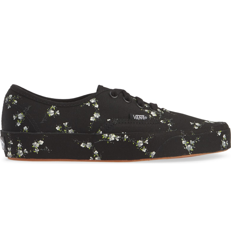 Vans Authentic Floral Sneaker In Midnight Floral Black | ModeSens