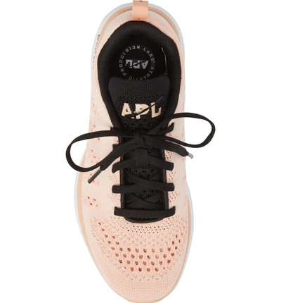 Shop Apl Athletic Propulsion Labs 'techloom Pro' Running Shoe In Blush/ Black/ White
