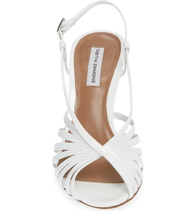 Shop Tabitha Simmons Jazz Strappy Sandal In White