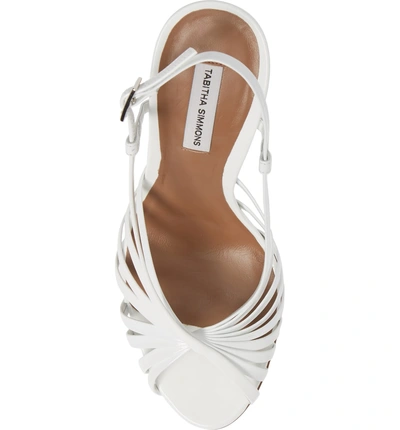 Shop Tabitha Simmons Jazz Strappy Sandal In White